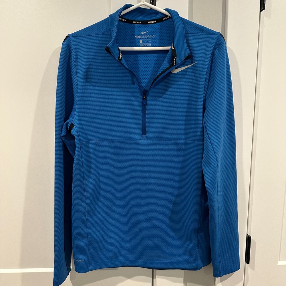 Nike AeroReact Blue Golf Shirt